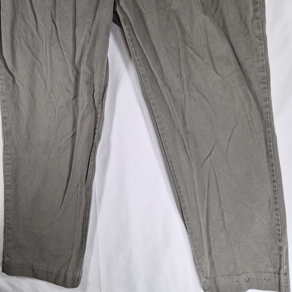 Vintage Polo Ralph Lauren Pleated Chino Pants Men's 38x30 Gray 100 Cotton - Picture 5 of 16